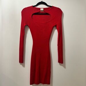 Abercrombie Red sweater dress